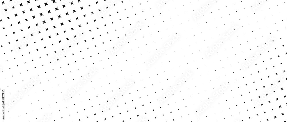 Stars Halftone Pattern Seamless Stars Halftone Pattern Seamless