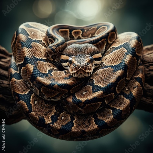 portrait of a python