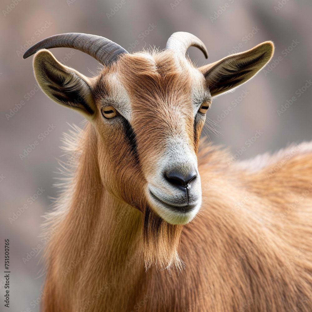 portrait of a goat portrait of a goat