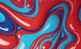 Fondo azul rojo abstracto