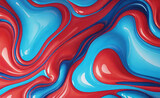 Fondo azul rojo abstracto