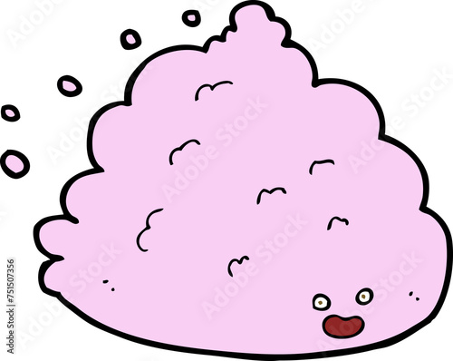 cartoon cloud character