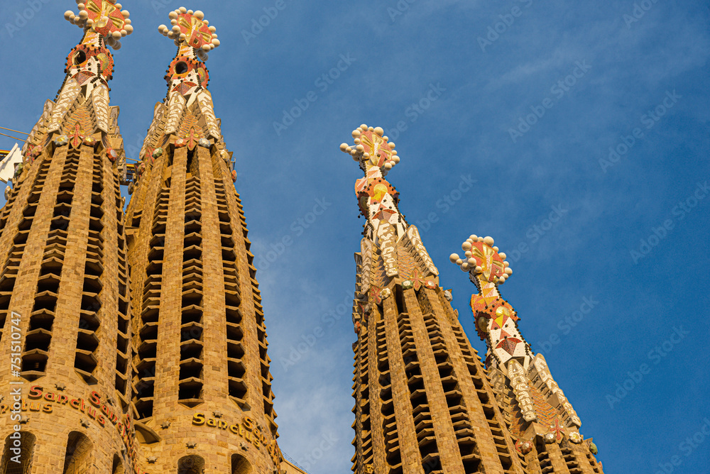 Φωτογραφία BARCELONA, SPAIN-February 18, 2024: Sagrada Família church