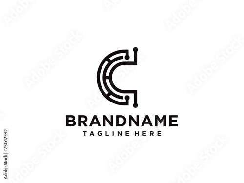 letter c logo. Branding identity corporate c logo vector design template