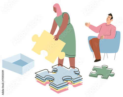 Talk therapy vector illustration. The concept talk therapy underscores significance dialogue and connection in fostering healing Psychoanalysis delves into depths unconscious mind, revealing hidden