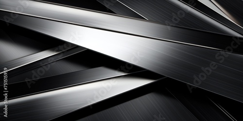 Brushed metal with reflection in midpoint. High resolution.