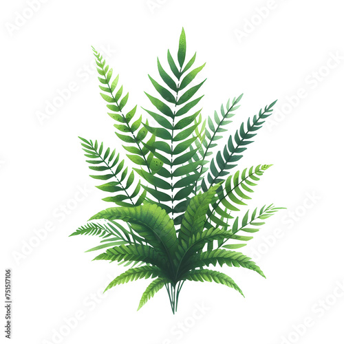 a cluster of green and blue leaves in various shapes and sizes  painted in a watercolor style on a light gray background. The soft colors and textures create a calming and peaceful scene.