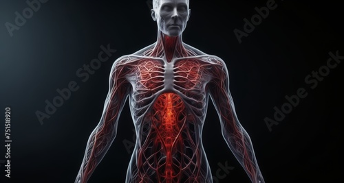  An artistic representation of human anatomy