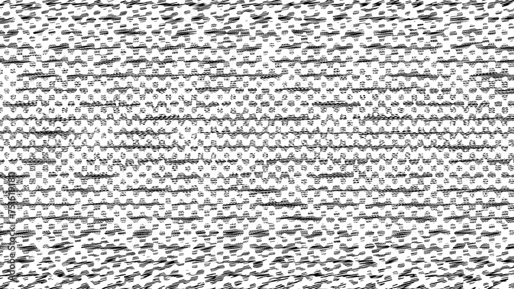 An abstract black and white halftone grunge texture background image.