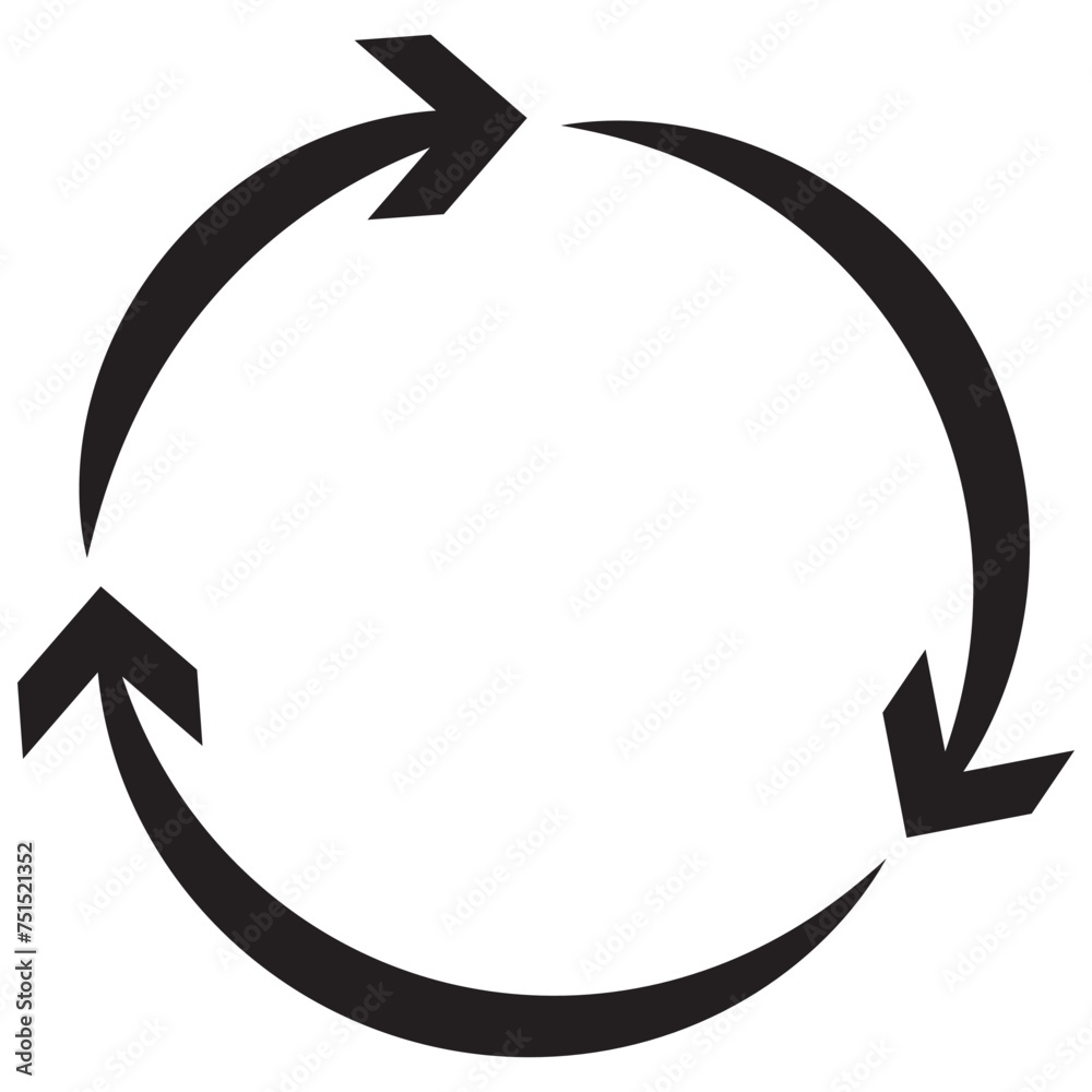 4 arrow pictogram refresh reload rotation loop sign set. Volume 02. Simple black icon on white background. Modern mono solid plain flat minimal style. Vector illustration web design elements 8 4 arrow pictogram refresh reload rotation loop sign set. Volume 02. Simple black icon on white background. Modern mono solid plain flat minimal style. Vector illustration web design elements 8