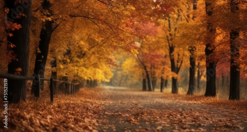  Autumn s golden path through the woods