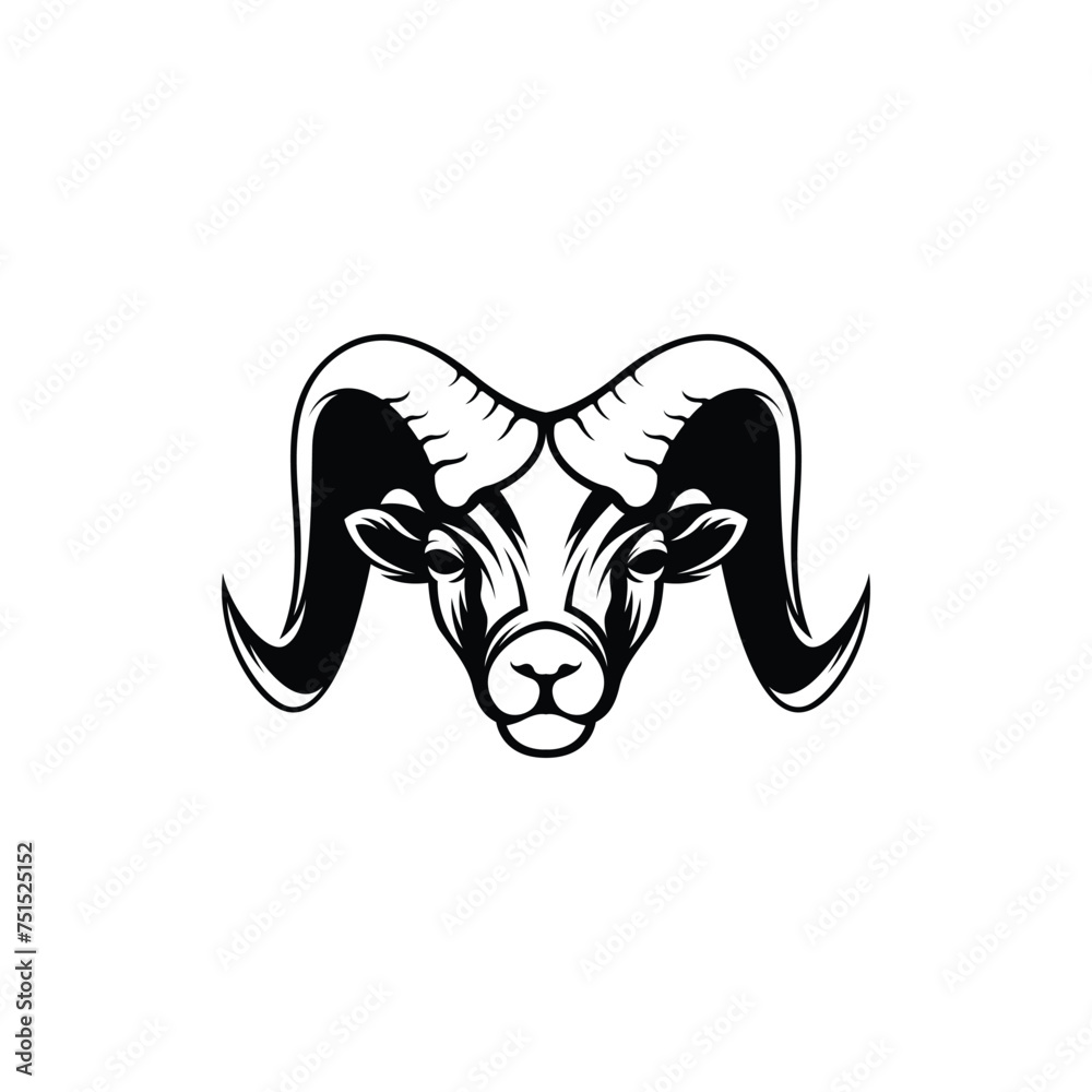 using the big horn head concept with full of character