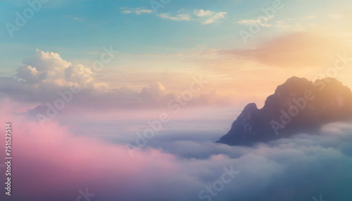 abstract pastel background resembling a soft sky with clouds, evoking tranquility and serenity