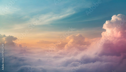 abstract pastel background resembling a soft sky with clouds, evoking tranquility and serenity