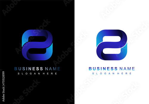 blue company logo design