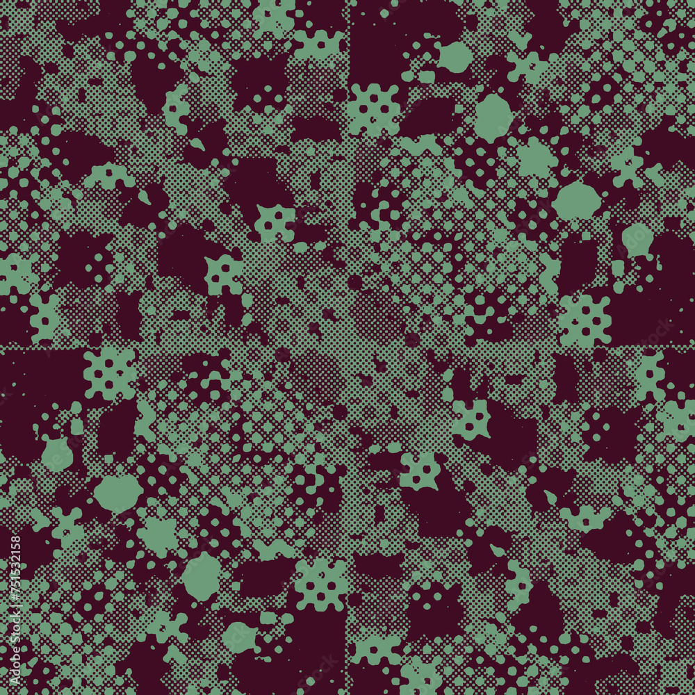 Abstract halftone grunge texture background image.
