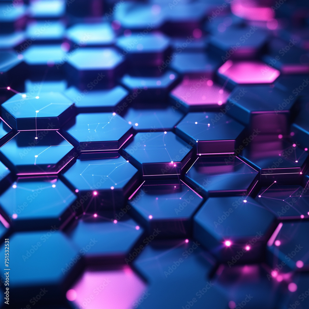 abstract background with hexagons abstract background with hexagons