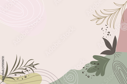 hand drawn minimal background