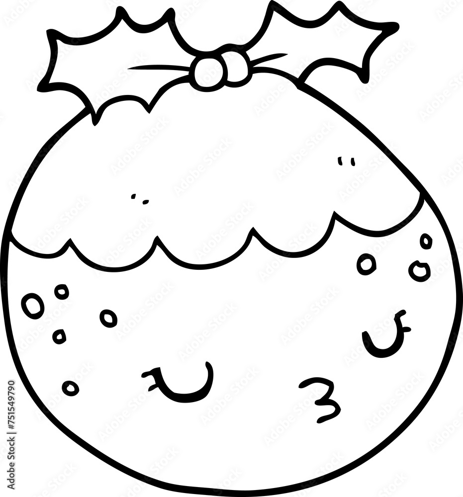 cute cartoon christmas pudding cute cartoon christmas pudding