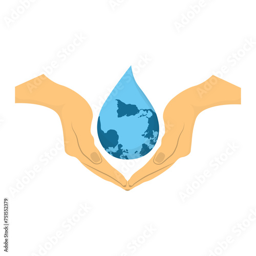 World Water Day Collection For Templet Element Design