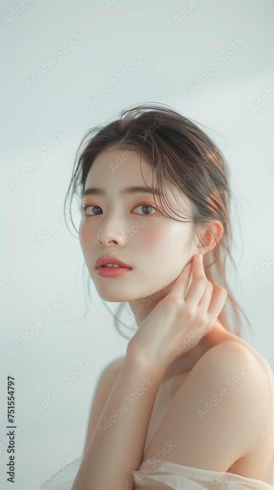 Generative AI
Cosmetic model Beautiful Korean woman Generative AI
Cosmetic model Beautiful Korean woman