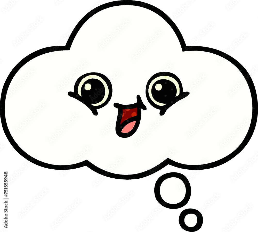 comic book style cartoon thought bubble comic book style cartoon thought bubble