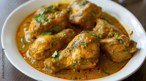 Delicious homemade chicken curry dish