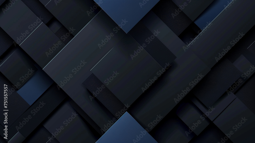 Black and Indigo abstract shape background presentation design. PowerPoint and Business background.