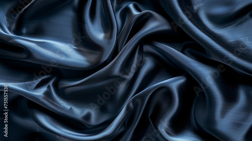 Black and Indigo silk background 