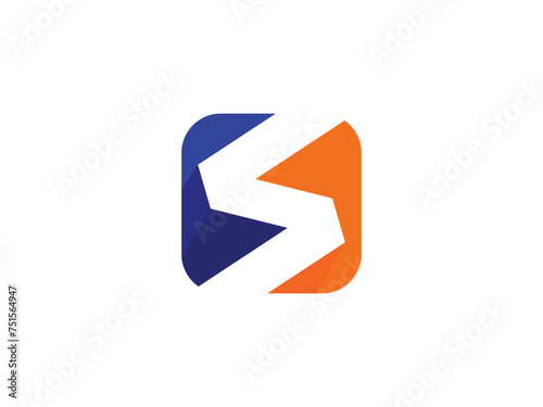 Wallpaper Mural Letter S logo icon design template elements Torontodigital.ca