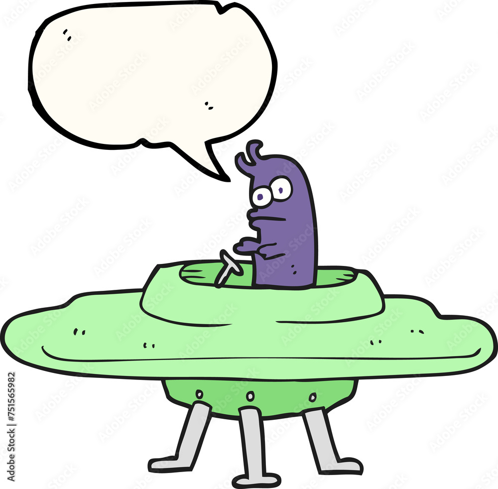 speech bubble cartoon flying saucer speech bubble cartoon flying saucer