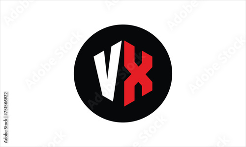 Free Download VX initial letter polygon icon gaming logo design vector template. batman logo, sports logo, monogram, falcon, war game, symbol, playing logo, abstract, fighting, typography, icon, minimal, premier  - GFXLoad