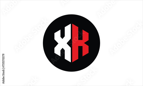 XK initial letter polygon icon gaming logo design vector template. batman logo, sports logo, monogram, falcon, war game, symbol, playing logo, abstract, fighting, typography, icon, minimal, premier 