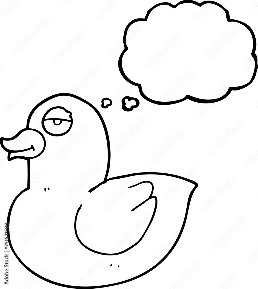 thought bubble cartoon duck thought bubble cartoon duck