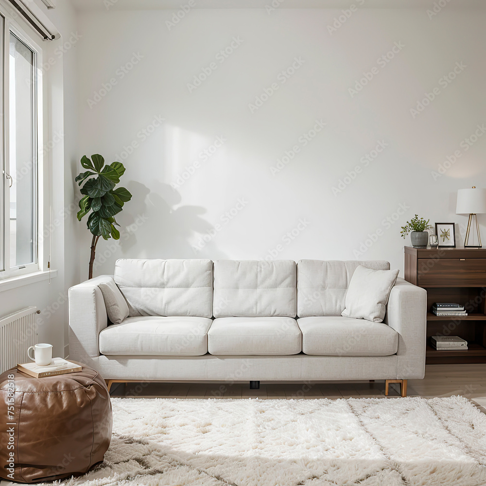 Fototapeta premium modern living room with interior design