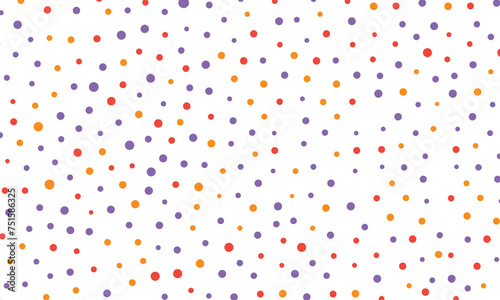 Colorful Polka Dots Background, Seamless colorful polka dot pastel color pattern, Geometry pattern for fabric. Textile background, dot background, Polka background 