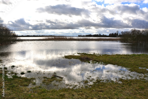 Beetzsee mit Hochwasser in Radewege im Havelland © Alexander