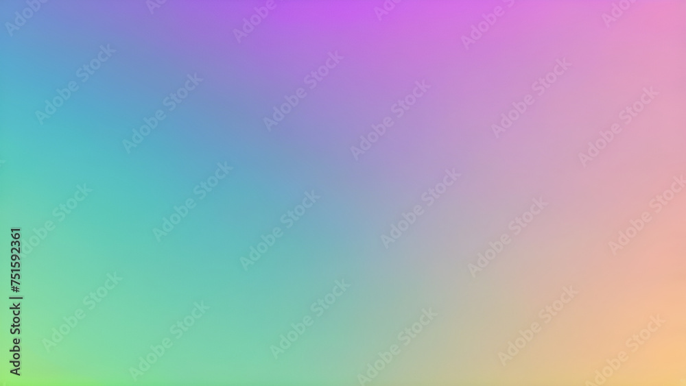 Experience a Stunning 4K Holographic Color Gradient Background.