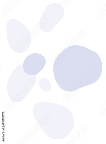 Flat vector Flying bubbles. monochrome round flat shapes isolated on a white background. Underwater gas flow in water