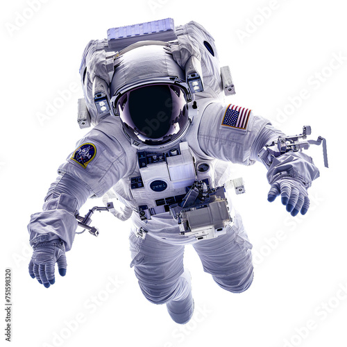 Fototapeta Naklejka Na Ścianę i Meble -  Space Tourism, transparent background, isolated image, generative AI