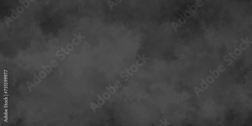 Abstract black and white smoke background design. abstract grunge smoke on black background texture. smoky illustration mist or smog black cloudy background. hand painting on watercolor texture.