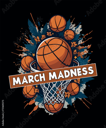 March Madness Custom T-Shirts Design