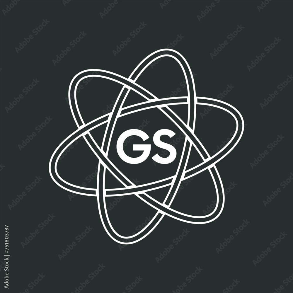 GS letter logo design on white background. GS logo. GS creative initials letter Monogram logo icon concept. GS letter design GS letter logo design on white background. GS logo. GS creative initials letter Monogram logo icon concept. GS letter design