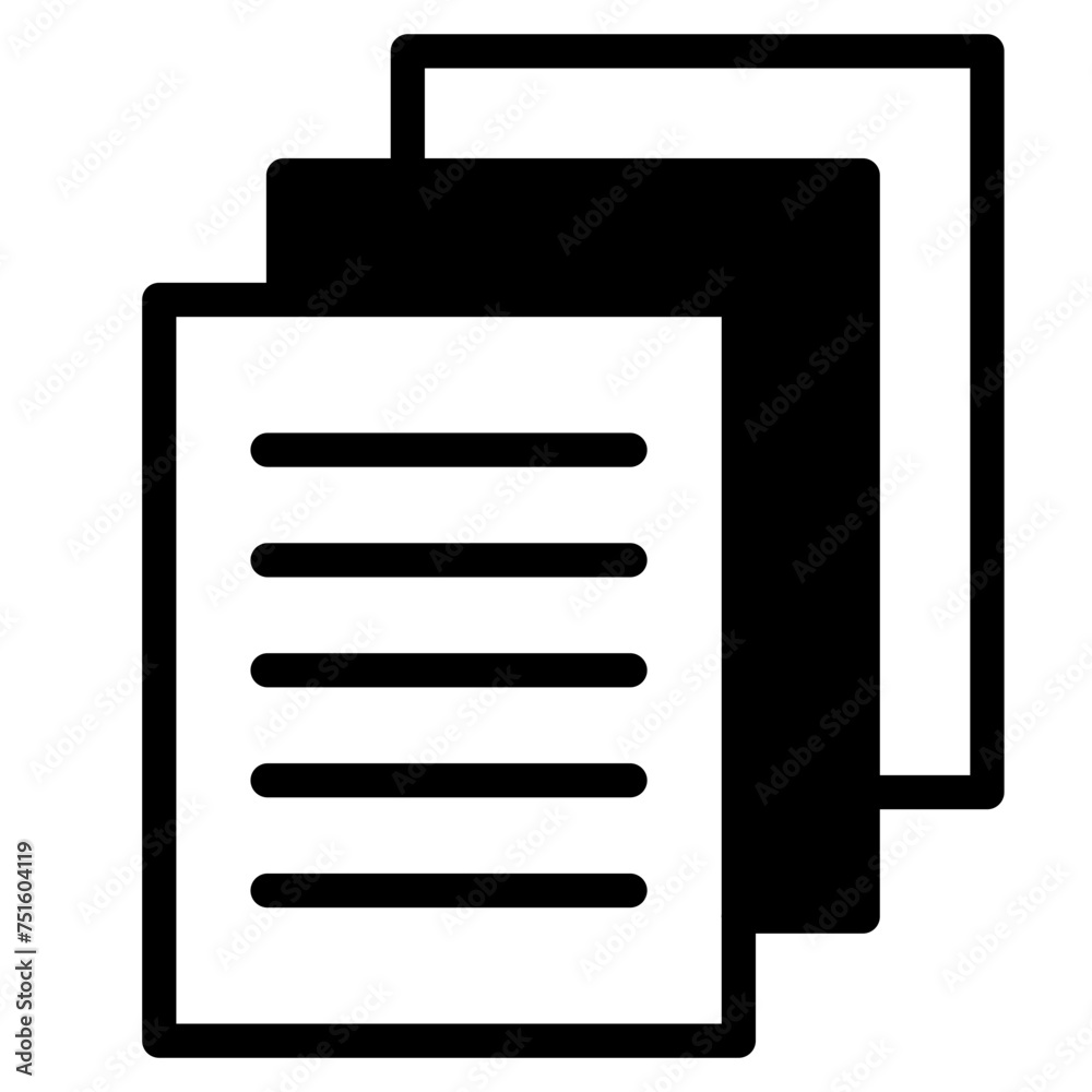 Bunch of notes or stack of documents Bunch of notes or stack of documents