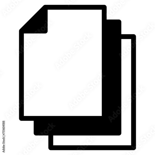 Bunch of notes or stack of documents