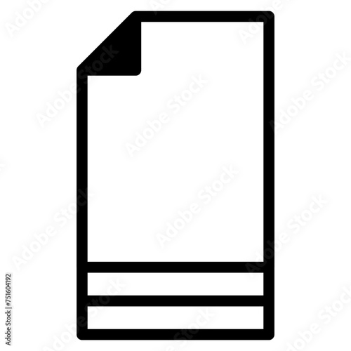 Bunch of notes or stack of documents