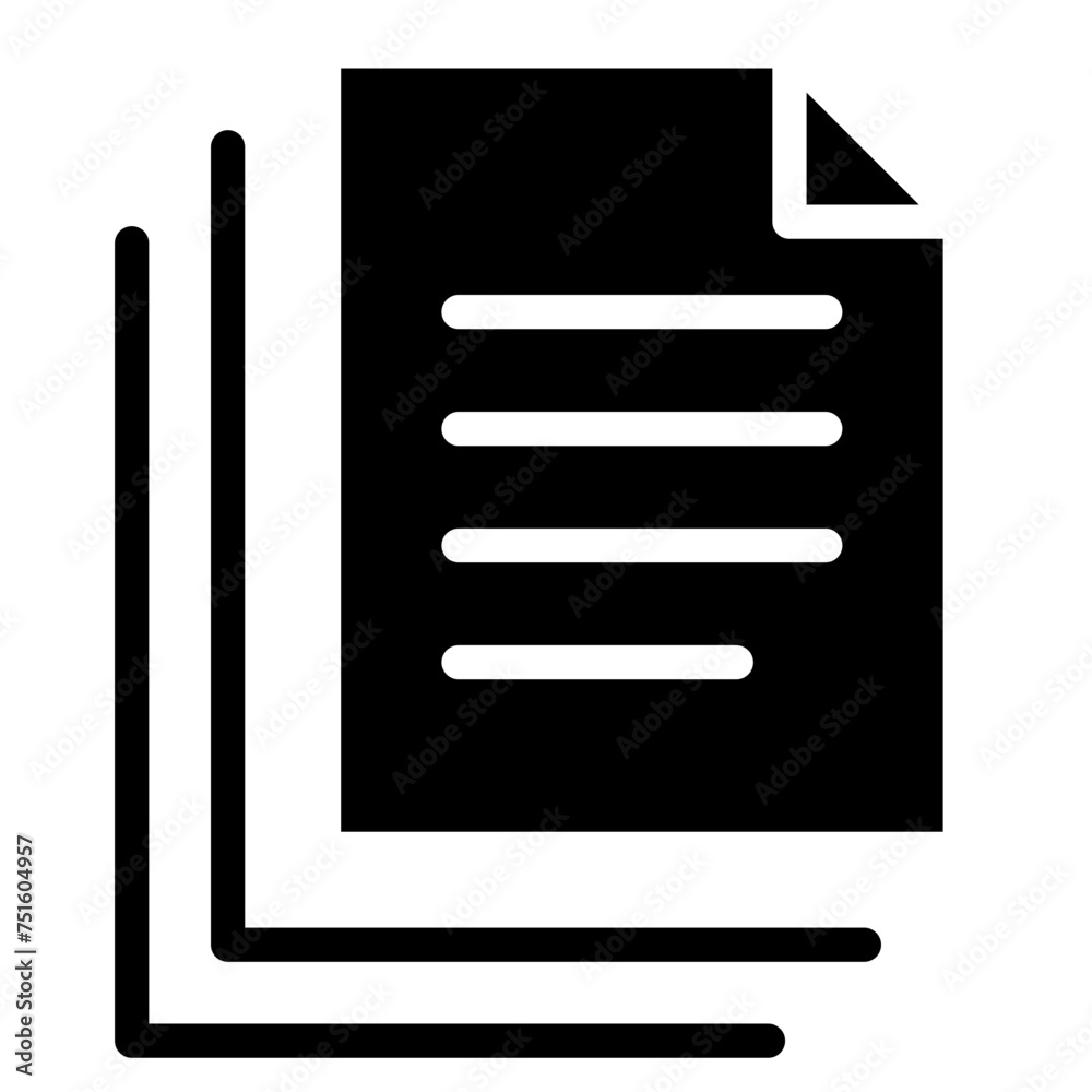 Bunch of notes or stack of documents Bunch of notes or stack of documents
