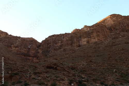 The Todgha Gorges are a series of limestone river canyons in the eastern part of the High Atlas Mountains in Morocco