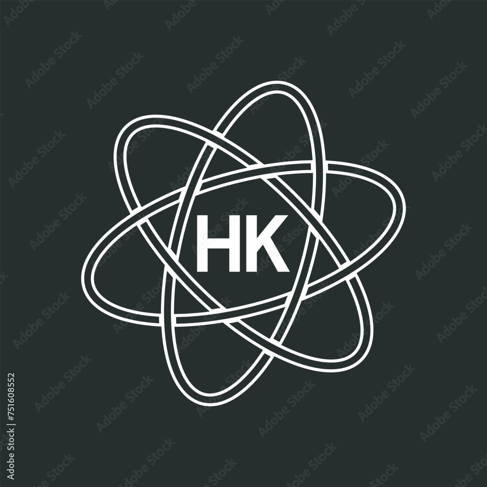 HK letter logo design on white background. HK logo. HK creative initials letter Monogram logo icon concept. HK letter design HK letter logo design on white background. HK logo. HK creative initials letter Monogram logo icon concept. HK letter design