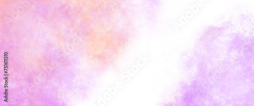 pink purple yellow blue nebula sparkles on transparent background galaxy like wallpaper illustration clipart